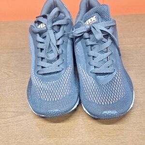 RBX Gray Athletic Shoes with Breathable Mesh and Snug Fit Preowned
